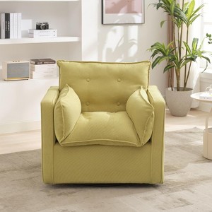 COZONY 360° Swivel Accent Armchair, Modern Oversized Single Sofa Chair with Thick Cushion for Living Room Office - 1 of 4