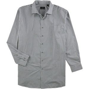 Alfani Mens Mallard Gingham Button Down Dress Shirt - 1 of 1