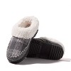 Dearfoams Women's Nyla Felted Plaid Moccasin Toe Clog House Shoe Slipper - 3 of 4