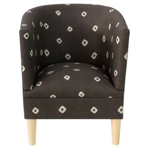 Kingston Tub Chair - Tamara Sepia - Skyline Furniture