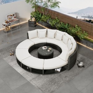Round sofa outdoor furniture online