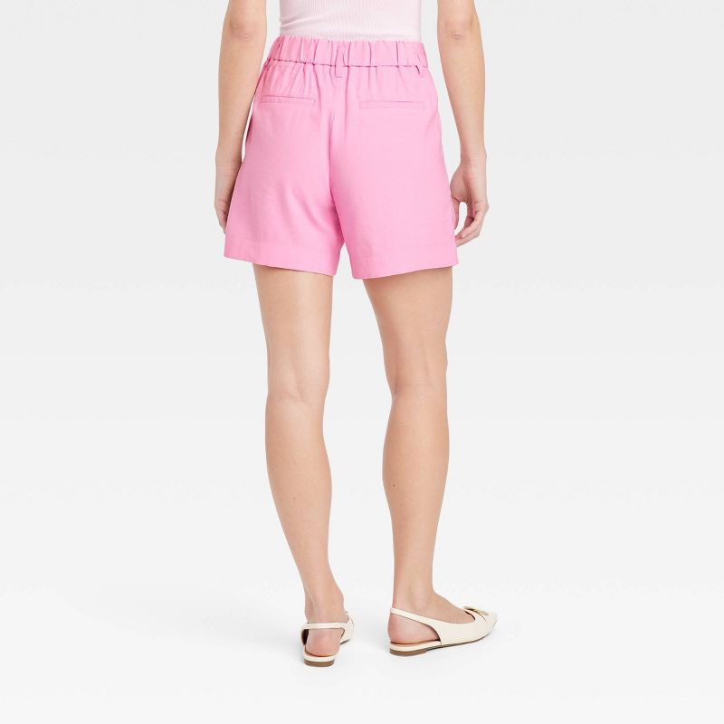 Women's High-Rise Pleated Front Shorts - A New Day™, 3 of 10