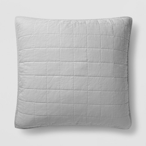 Heavyweight Linen Blend Quilted Pillow Sham - Casaluna™ : Target