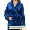 PAVILIA Soft Plush Women Fleece Robe, Cozy Warm Housecoat Bathrobe, Fuzzy Female Long Spa Robes - 2 of 4