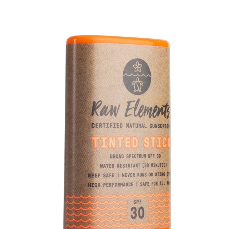 Raw Elements Tinted Mineral Sunscreen Face Stick - SPF 30 - 0.6oz, 5 of 10