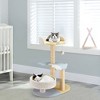 EROMMY Dolphin Cat Tower with Scratching Post for Indoor Cats - 3 of 3