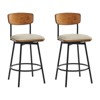 Spruce&Spring Swivel Counter Height Bar Stool Set of 2 - 2 of 4