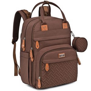 BabbleRoo Diaper Bag Backpack for Stylish Parents, Spacious Baby Bag, Versatile Baby Diaper Bag - 1 of 4