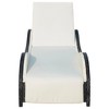 vidaXL Sun Lounger with Cushion Poly Rattan Brown - 3 of 4