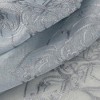 RT Designers Collection Andrea Emb Metallic Doily Rod Pocket Room Darkening Curtain Panels for Bedroom 54" x 95" Silver - 4 of 4