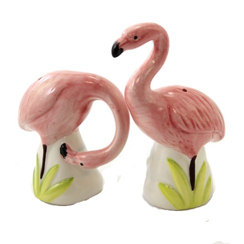 Holiday Flamingo Salt and Pepper Shakers