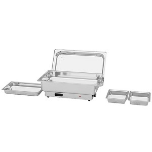 Electric Chafing Dishes, Stainless Steel Chafers and Buffet Warmers Sets, Catering Supplies Buffet Display for Parties, Catering, Wedding - 1 of 4