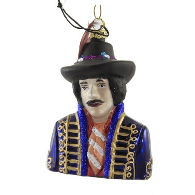 Holiday Ornament 5.0" Jimi Hendrix Electric Guitar Icon Musician  -  Tree Ornaments