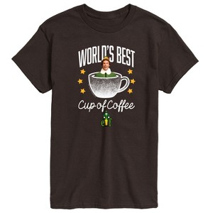 Men's - Elf - Worlds Best Cup Of Coffee Short Sleeve Graphic T-Shirt - 1 of 3