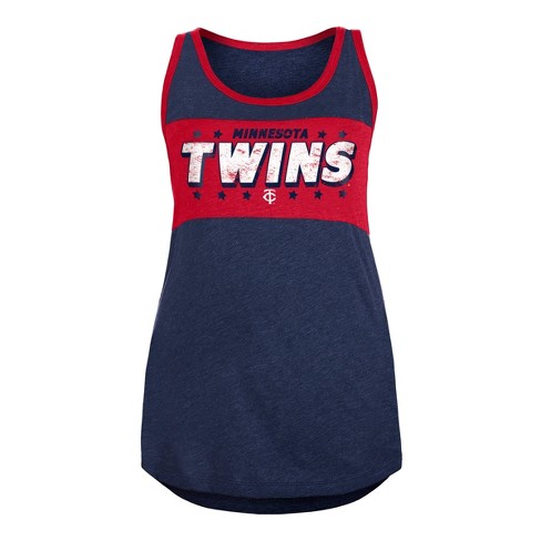 MLB Minnesota Twins Women's Bi-Blend Tank Top - XS