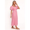Petal and Pup Womens Chlo Puff Sleeve Midi Dress - 2 of 4