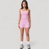 Anna-Kaci Active Women's High Waist Athletic Shorts with Stretch Fabric and Contour Fit Waistband - 2 of 4