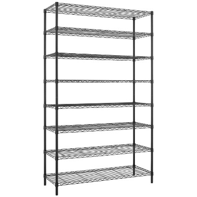 Finnhomy 4000LBS 8-Tier Wire Shelving Unit Adjustable Steel Wire Rack, 8 Shelves Metal Rack, Pantry Shelves for Storage, NSF Certified
