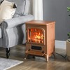 NicBex 22 Inch Electric Fireplace with Realistic LED Flames and Logs Freestanding 1500W Heater Fireplace with Overheating Protection - 2 of 4