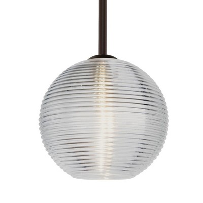 Besa Lighting Kristall 8 1 - Light Pendant in  Bronze