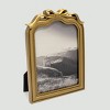 Harbortown 5"x7" Decorative Arched Bow Table Picture Frame Gold - 2 of 4