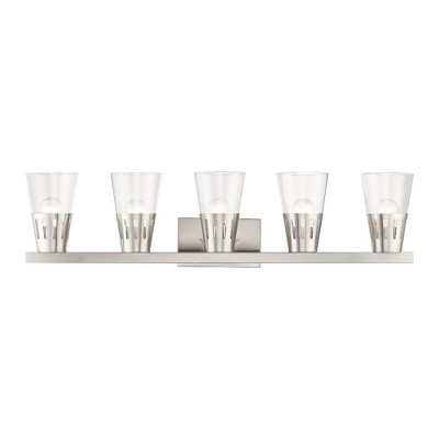 Livex Lighting Bennington 5 - Light Vanity in  Brushed Nickel