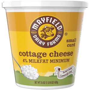 Mayfield 4% Small Curd Cottage Cheese - 24oz - 1 of 4
