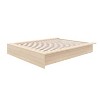 Nexera Queen James Platform Bed Natural Blonde: Engineered Oak Finish, Minimalist Design, No Box Spring Needed - 2 of 4