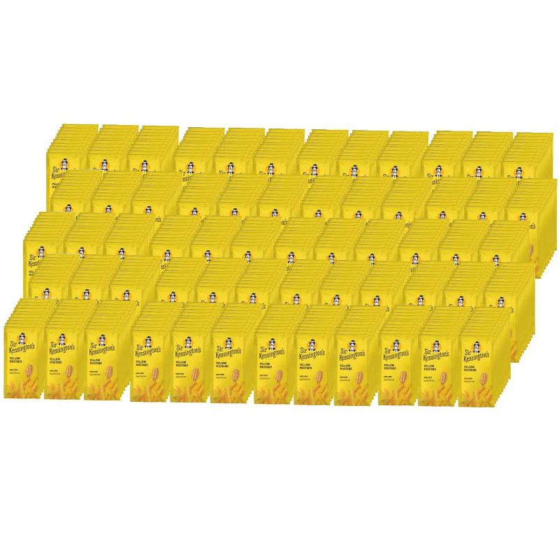 Sir Kensington's Mustard Squeeze Packet - Case of 600/15 gm, 1 of 3