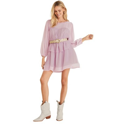VENUS Womens Sheer Beauty Mini Dress