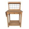Outdoor Potting Bench - Light Brown - TK Classics - image 3 of 4