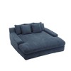 CENGHU Chenille 2-seater Lazy Sofa Bed, Comfy Sofa- Deep Seat Couch, Sleeper Sofa - 2 of 4