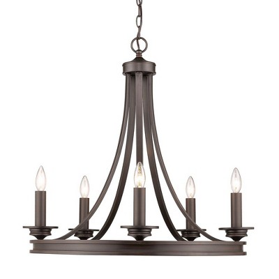 Golden Lighting Saldano 5 Light Chandelier - Candelabra