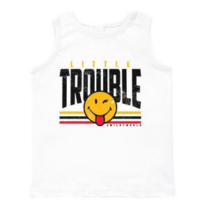 The Juniper Shop SmileyWorld Little Trouble Toddler Tank - 1 of 4