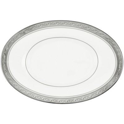 Noritake Crestwood Platinum Butter/Relish Tray