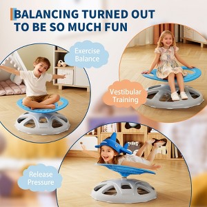 Kids Spinning Sensory Training Chair – Swivel Chair for Autistic Kids with Safety Handle & Non-Slip Design, Boosts Body Coordination - 1 of 4