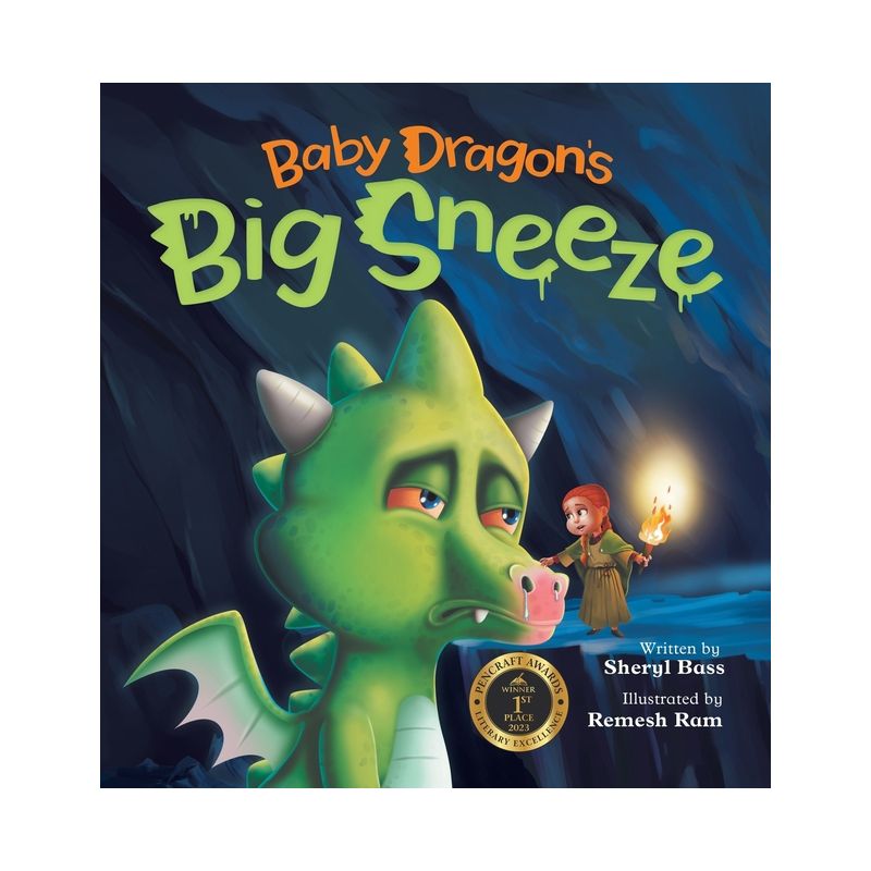 Baby Dragon's Big Sneeze - by Sheryl Bass, 1 of 2