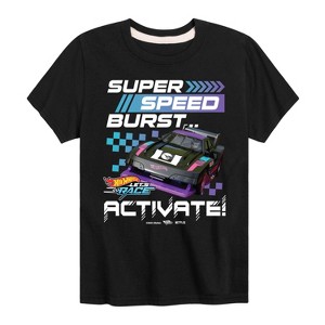 Boys' - Hot Wheels - Let's Race Super Speed Burst Activate Short Sleeve Graphic T-Shirt - 1 of 4