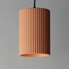 ET2 Lighting Souffle 1 - Light Pendant in  Terracotta - 2 of 3
