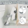 2 in 1 Potty Training Seat with Step Stool Ladder with Soft Cushion, Toddler Kids Potty Seat for Boys Girls - 3 of 4