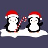 Women's Design By Humans Christmas penguins are so cute By happinessinatee Racerback Tank Top - 2 of 3