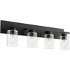 Quorum Lighting Carter 4 - Light Vanity in  Matte Black - 3 of 4