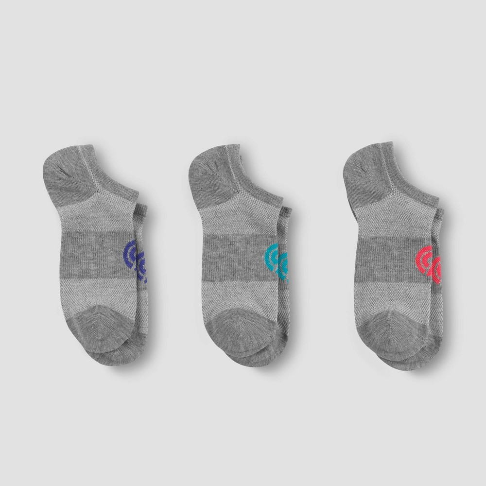 Womens 3pk Super No Show Socks C9 Champion Heather Grey 5 9 Womens 3pk Super No Show Socks C9 Champion Heather Grey 5 9
