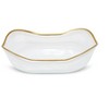 Classic Touch White Alabaster  Bowl with Gold Rim - 3 of 3