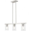 Livex Lighting Clarion 3 - Light Chandelier in  Brushed Nickel - 3 of 4