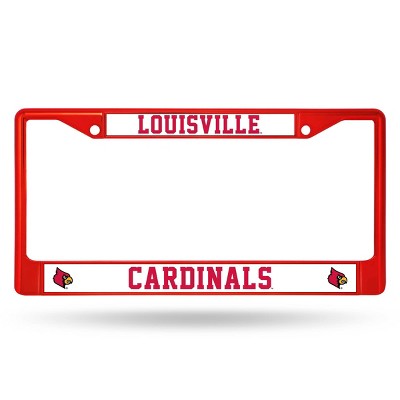 NCAA Louisville Cardinals Colored Chrome Frame