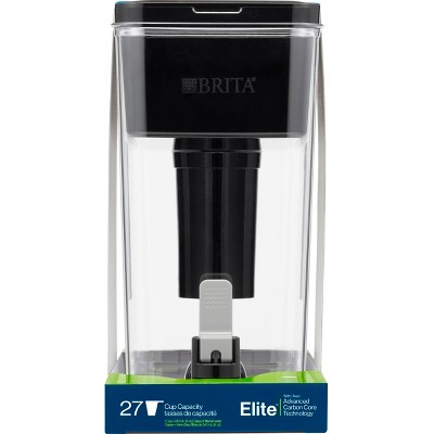 Brita Extra Large 27-Cup UltraMax Filtered Water Dispenser with Filter - Jet Black_3