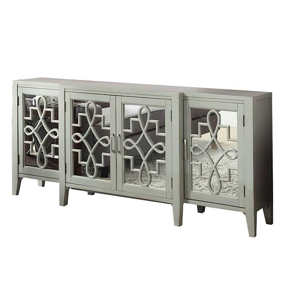 72" Kacia Accent Table Antique Gray - Acme Furniture