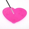 Unique Bargains Heart-shaped Makeup Sponge Brush Cleaner 1 Pc - 3 of 4