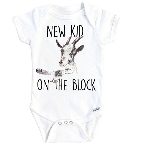 Goat Kid Town Onesie® Baby Boy Girl Clothes Infant Bodysuit Funny Cute Newborn GS1 - image 1 of 3